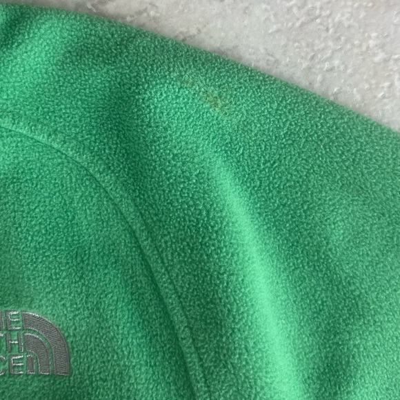 The North Face Green Fleece Full Zip Jacket - Picture 7 of 7